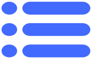 Three horizontal progress bars in blue and grey colors.